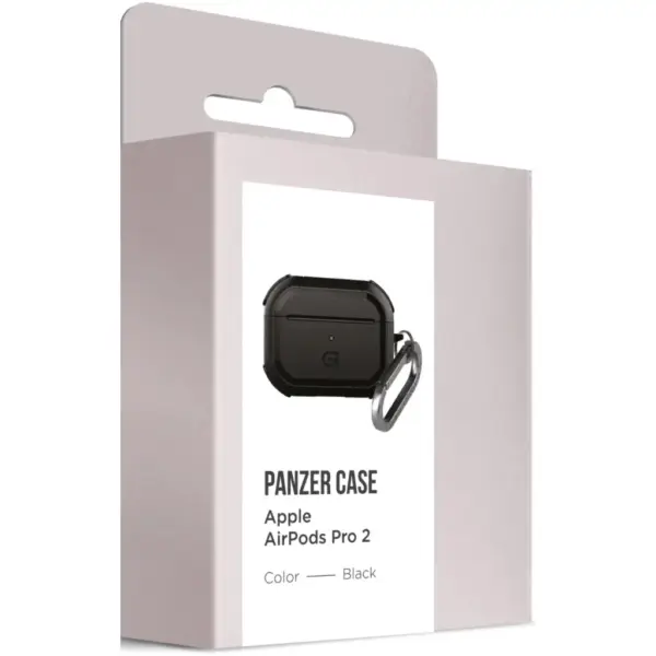 Чохол для навушників Armorstandart Panzer For Apple Airpods Pro 2 Black (ARM82750)