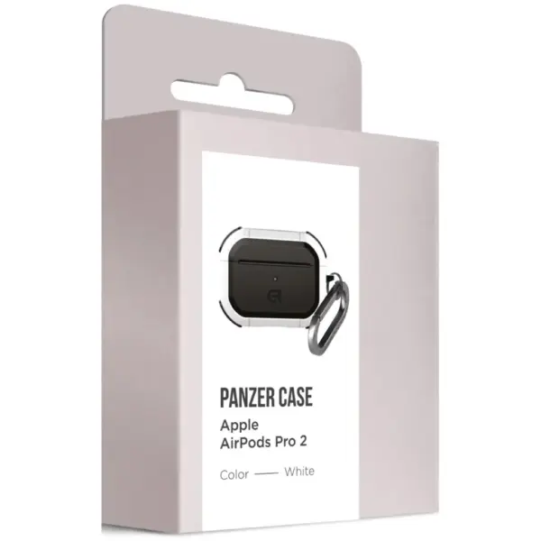 Чохол для навушників Armorstandart Panzer For Apple Airpods Pro 2 White (ARM82753)