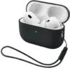 Чохол для навушників Armorstandart Silicone Case with straps For Apple AirPods Pro 3 Black (ARM91276)
