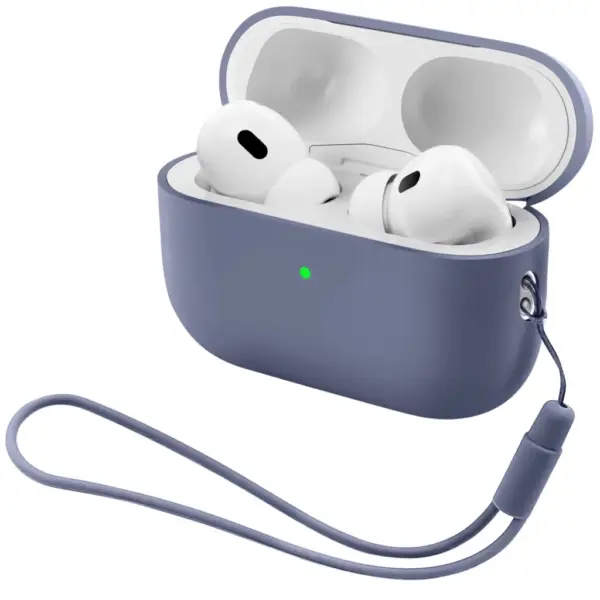 Чохол для навушників Armorstandart Silicone Case with straps For Apple AirPods Pro 3 Dark Purple (ARM91280)