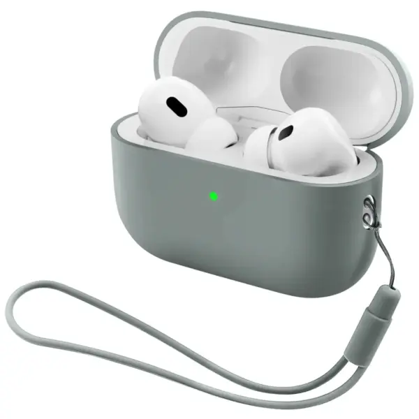 Чохол для навушників Armorstandart Silicone Case with straps For Apple AirPods Pro 3 Grey (ARM91281)