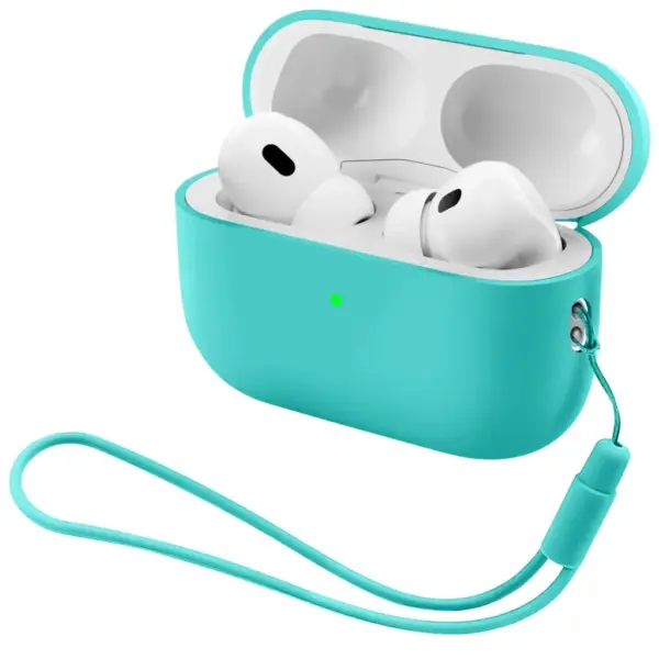 Чохол для навушників Armorstandart Silicone Case with straps For Apple AirPods Pro 3 Mint (ARM91282)
