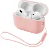 Чохол для навушників Armorstandart Silicone Case with straps For Apple AirPods Pro 3 Pink (ARM91283)