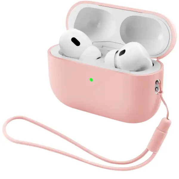 Чохол для навушників Armorstandart Silicone Case with straps For Apple AirPods Pro 3 Pink (ARM91283)