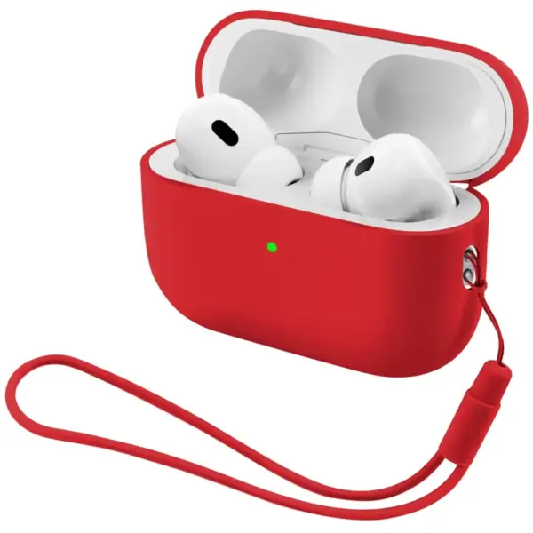 Чохол для навушників Armorstandart Silicone Case with straps For Apple AirPods Pro 3 Red (ARM91285)