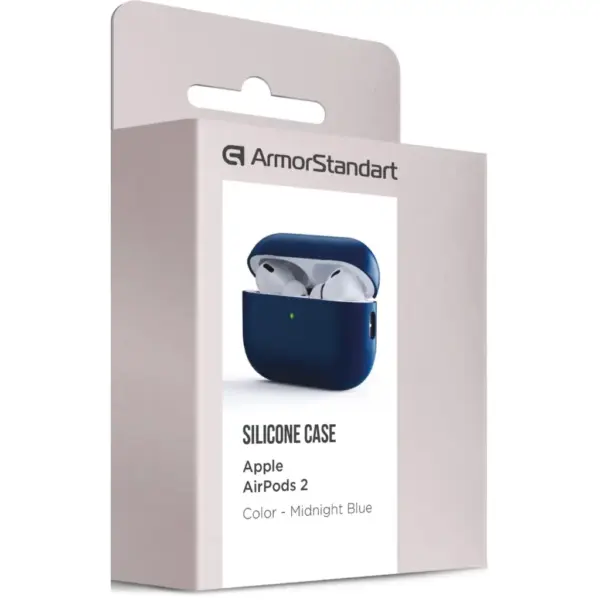 Чохол для навушників Armorstandart Silicone Case For Apple Airpods Pro 2 Midnight Blue (ARM64545)