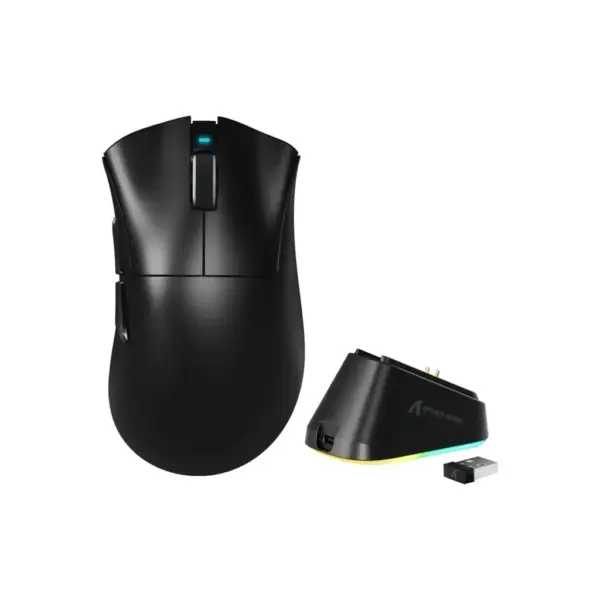 Мишка Attack Shark V3 Pro Ultra-Light Wireless/Bluetooth Black (V3PROB_AS)