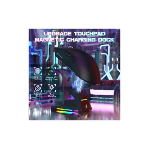 Мишка Attack Shark X1 Wireless/Bluetooth Black (X1B_AS)
