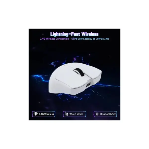 Мишка Attack Shark X11SE Wireless/Bluetooth White (X11SEW_AS)
