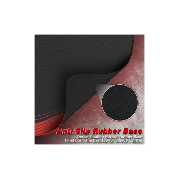 Килимок для мишки Attack Shark CM02 Contour line Black/Red (CM02CLBR_AS)