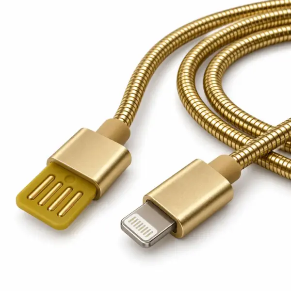 Дата кабель USB 2.0 AM to Lightning 1.0m 2.4A metal gold XoKo (XK-CTL-001-GD) Дата кабель USB 2.0 AM to Lightning 1.0m 2.4A metal gold XoKo (XK-CTL-001-GD)