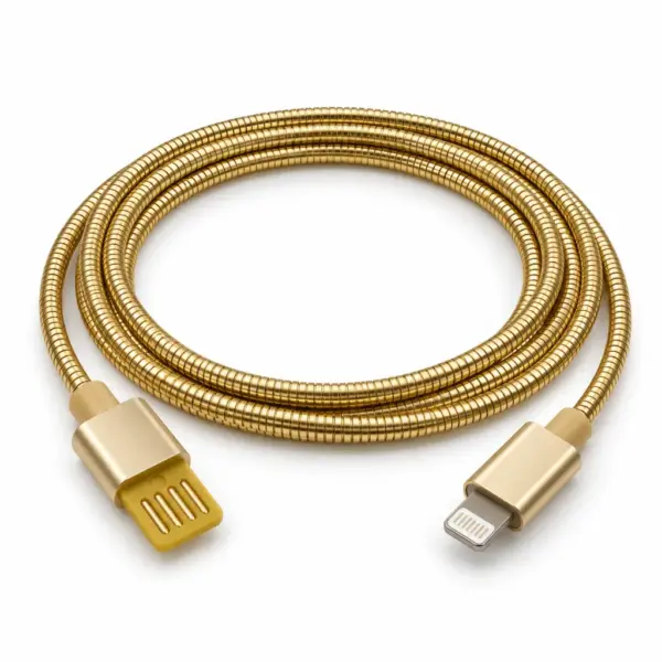 Дата кабель USB 2.0 AM to Lightning 1.0m 2.4A metal gold XoKo (XK-CTL-001-GD) Дата кабель USB 2.0 AM to Lightning 1.0m 2.4A metal gold XoKo (XK-CTL-001-GD)