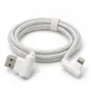 Дата кабель USB 2.0 AM to Lightning 1.0m 2.4A textile 90° corner white XoKo (XK-CTL-005-WH)