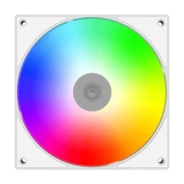 Кулер до корпусу 1stPlayer AS-140-ARGB-W