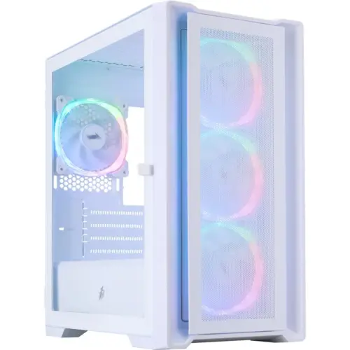 Корпус для ПК 1stPlayer T4-WH-4FS7-W