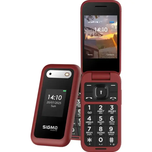 Мобільний телефон Sigma X-style 281 CLIK Red (4827798151426) Мобільний телефон Sigma X-style 281 CLIK Red (4827798151426)
