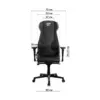 Крісло ігрове GT Racer X-8007 Dark Gray (X-8007 Fabric DarkGrayXL)