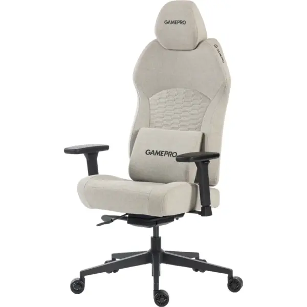 Крісло ігрове GamePro GC760LG Fabric Light Gray (GC760LG)