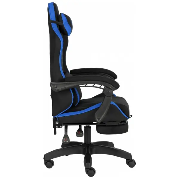 Крісло ігрове GT Racer X-2339 Black/Blue (X-2339 Fabric Black/Blue)
