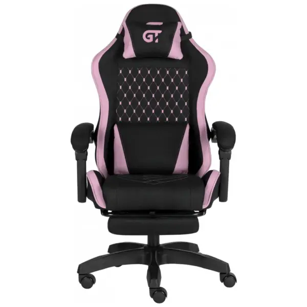 Крісло ігрове GT Racer X-2339 Black/Pink (X-2339 Fabric Black/Pink)